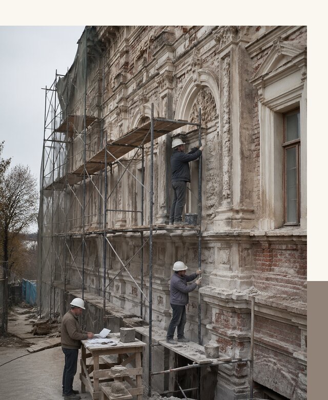 Реставрация объектов культурного наследия под ключ в Тамбове