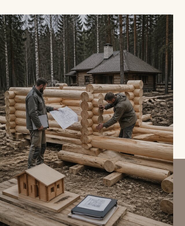 Проектирование и строительство домов из бревна в Тамбове